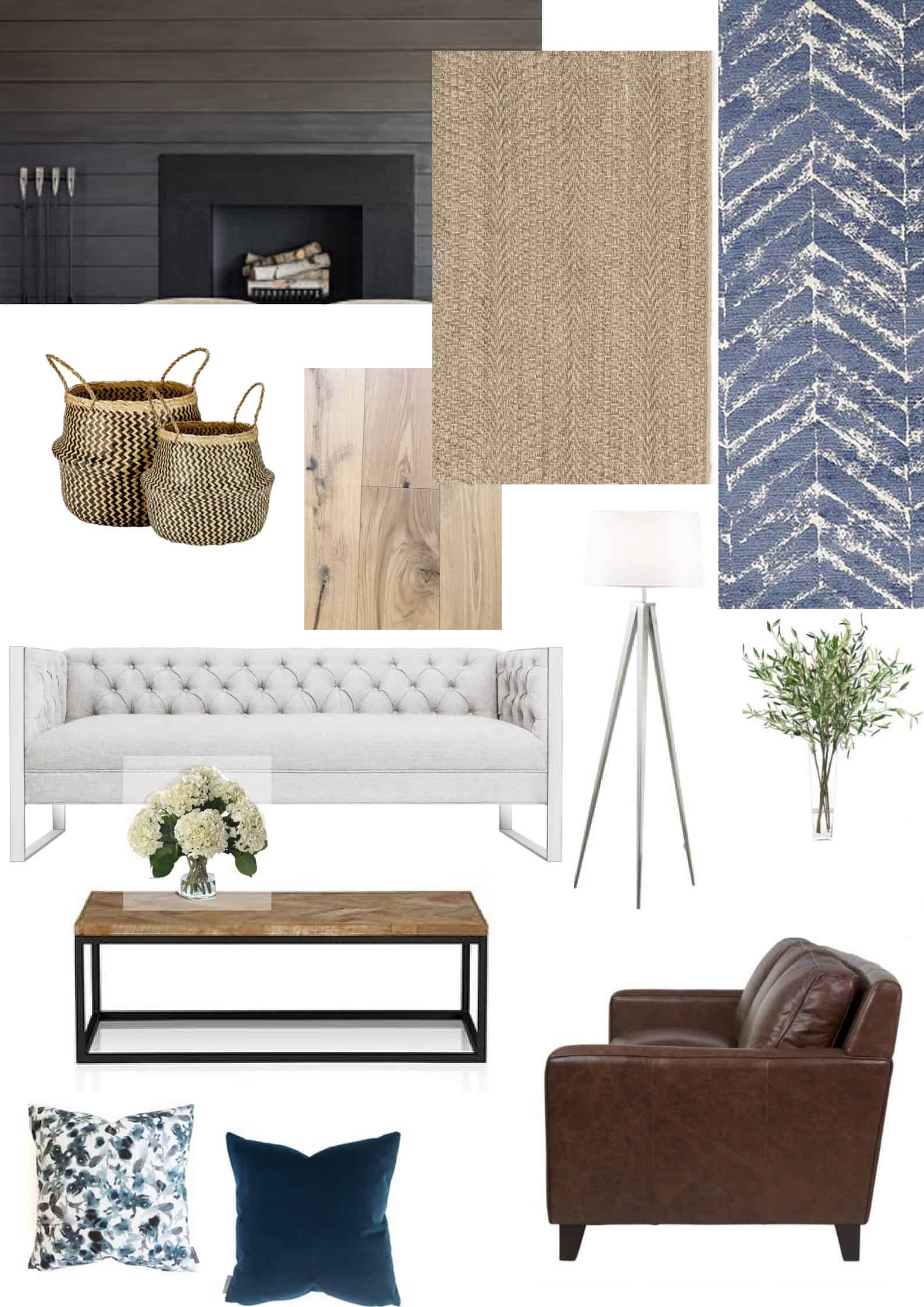 HOME RENO-LIVING ROOM VISION BOARD